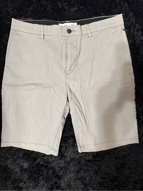 Old Navy Light Taupe Flat-Front Men's Shorts